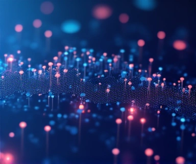 Abstract data analytics visualization