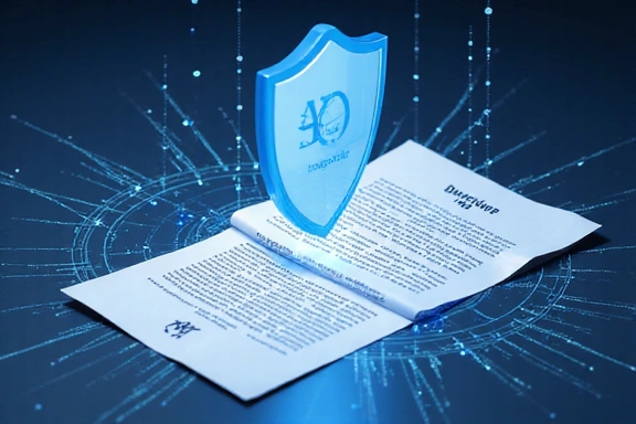 Icono de cumplimiento normativo y seguridad