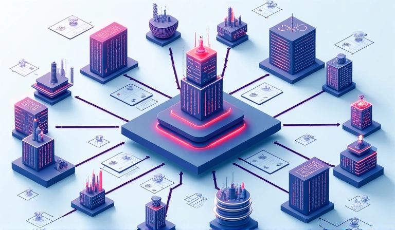 Diagrama de flujo de datos en Auditoría+ AI, mostrando la integración de blockchain, IA y análisis de datos.